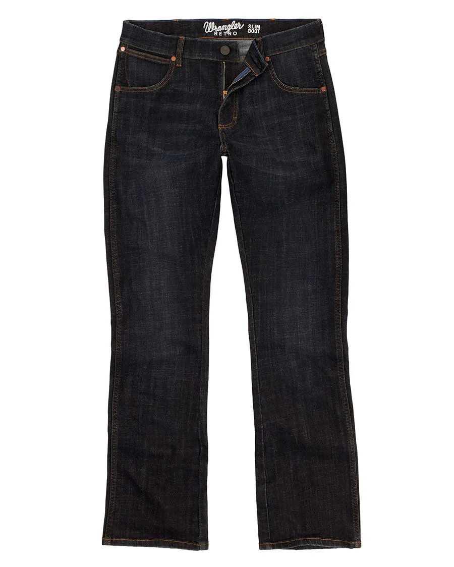 Men's Retro Slim Bootcut Jeans