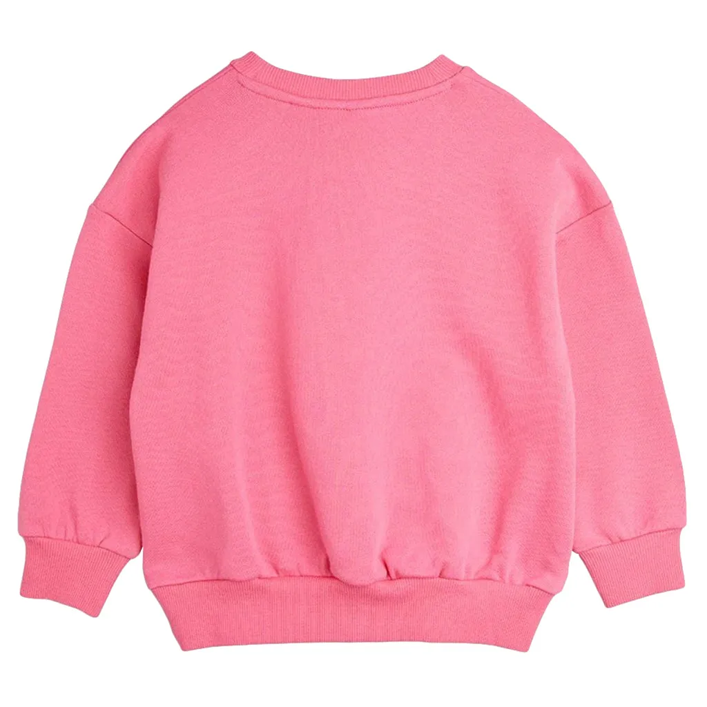 Mini Rodini Child Parrot Sweatshirt Pink