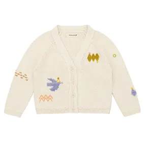 Misha & Puff Child Soirée Everyday Cardigan Marzipan Cream