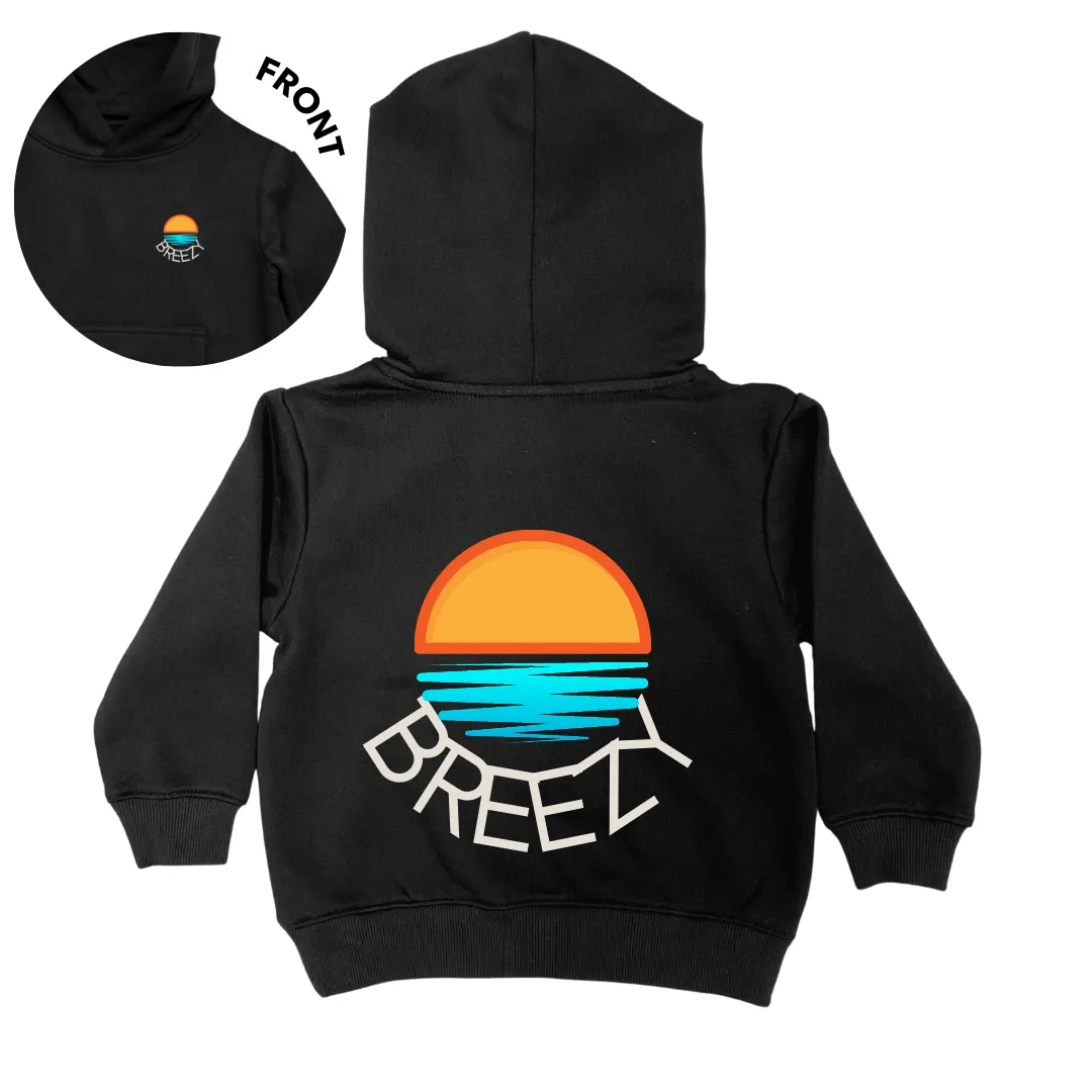 MLW By Design - Breezy Kids Fleece Hoodie | Black