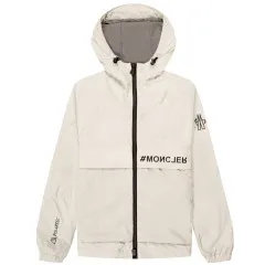 Moncler Grenoble Foret Hooded Jacket Light Grey