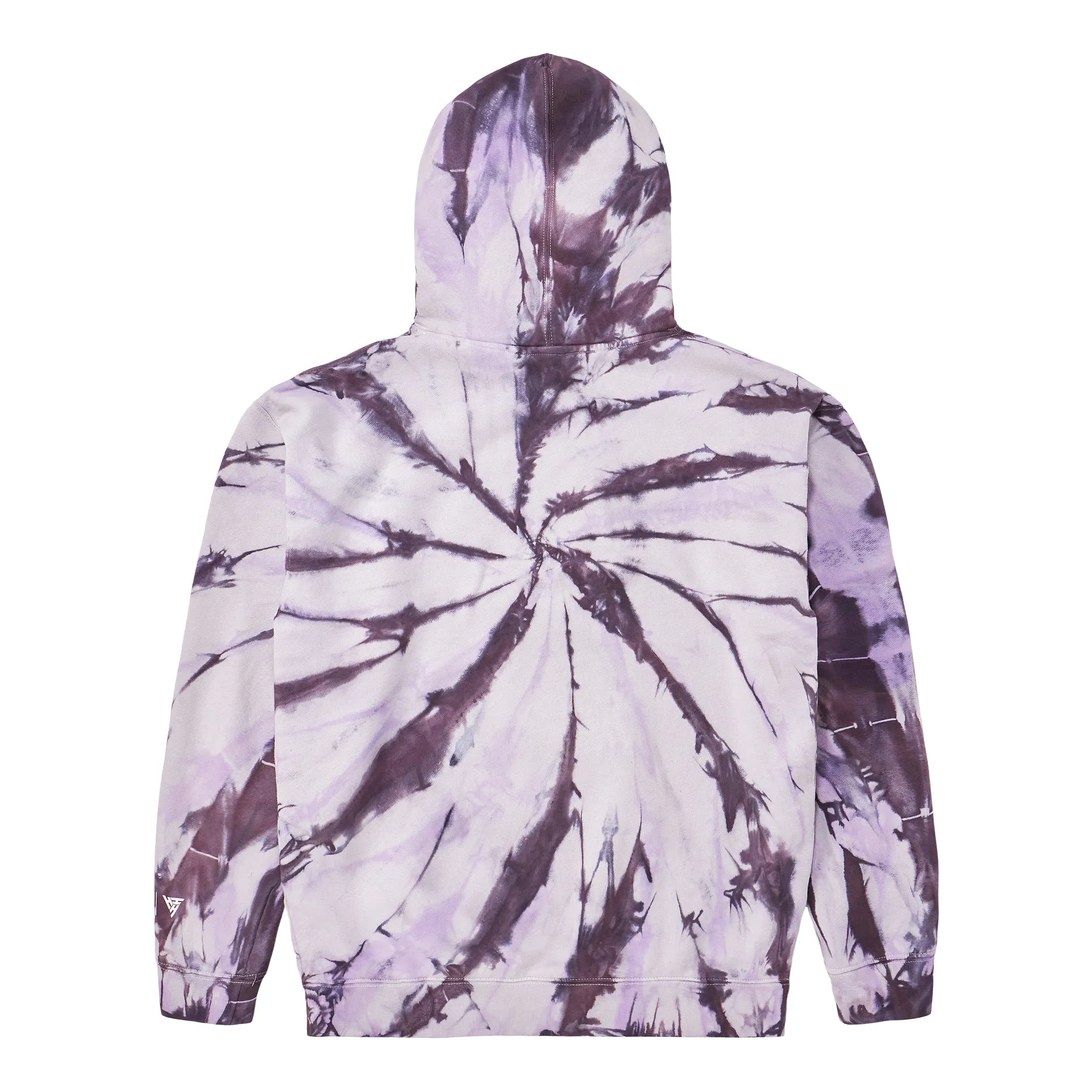 NARUTO NEJI CHENILLE HOODIE (LILAC TIE DYE)