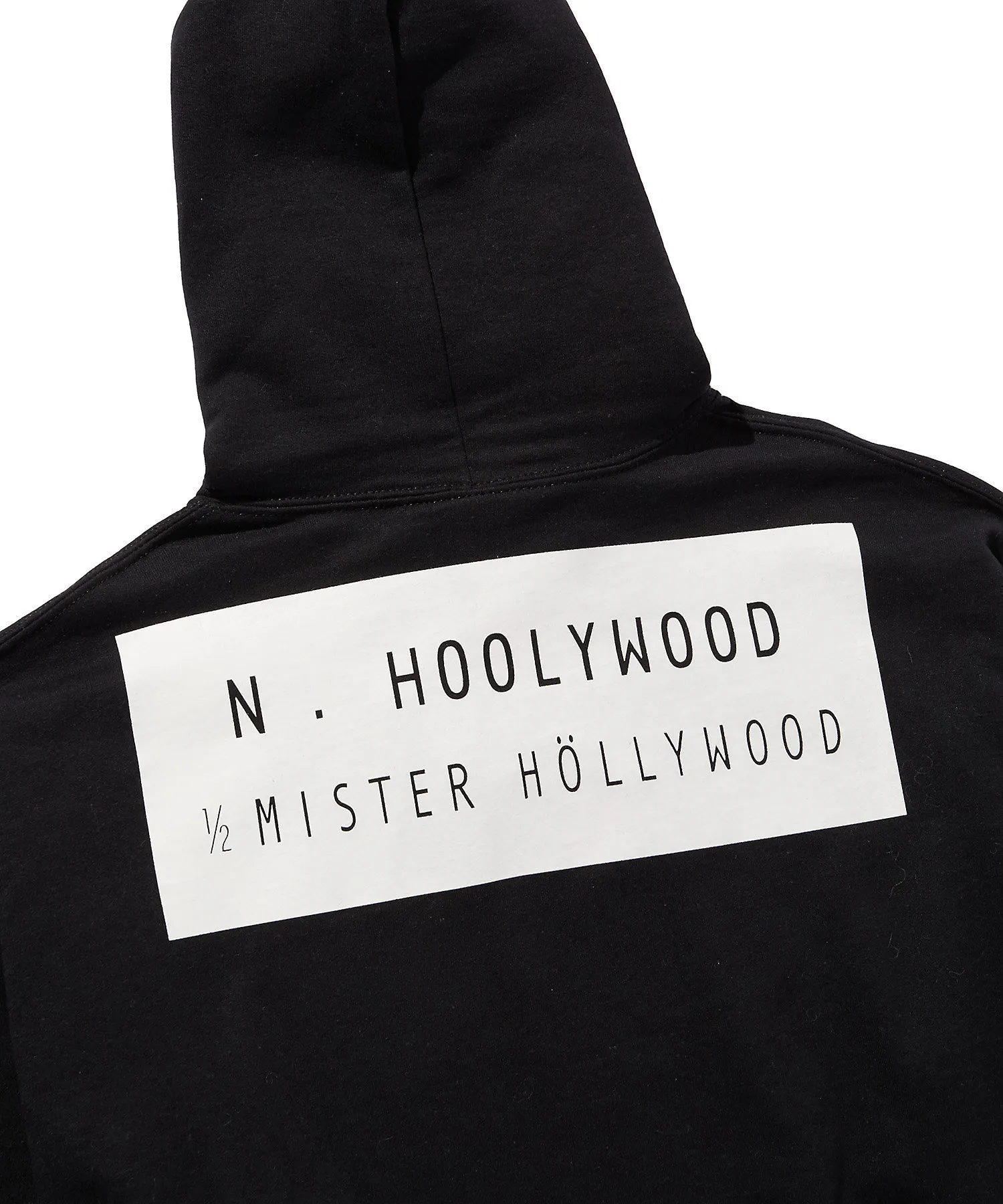 N.HOOLYWOOD  |Long Sleeves Plain Logo Hoodies