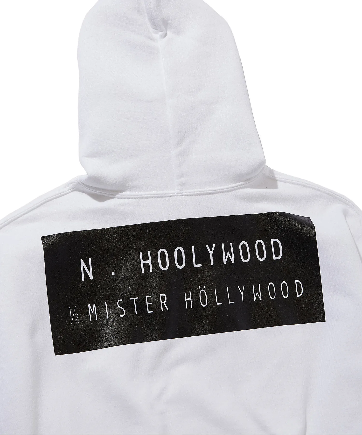 N.HOOLYWOOD  |Long Sleeves Plain Logo Hoodies