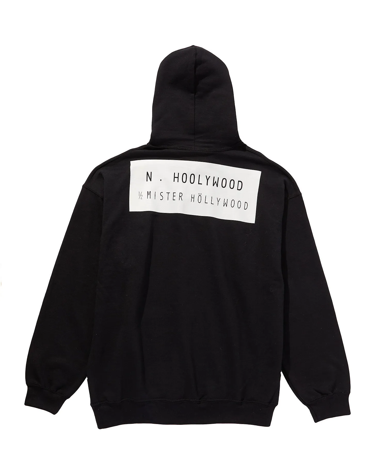 N.HOOLYWOOD  |Long Sleeves Plain Logo Hoodies