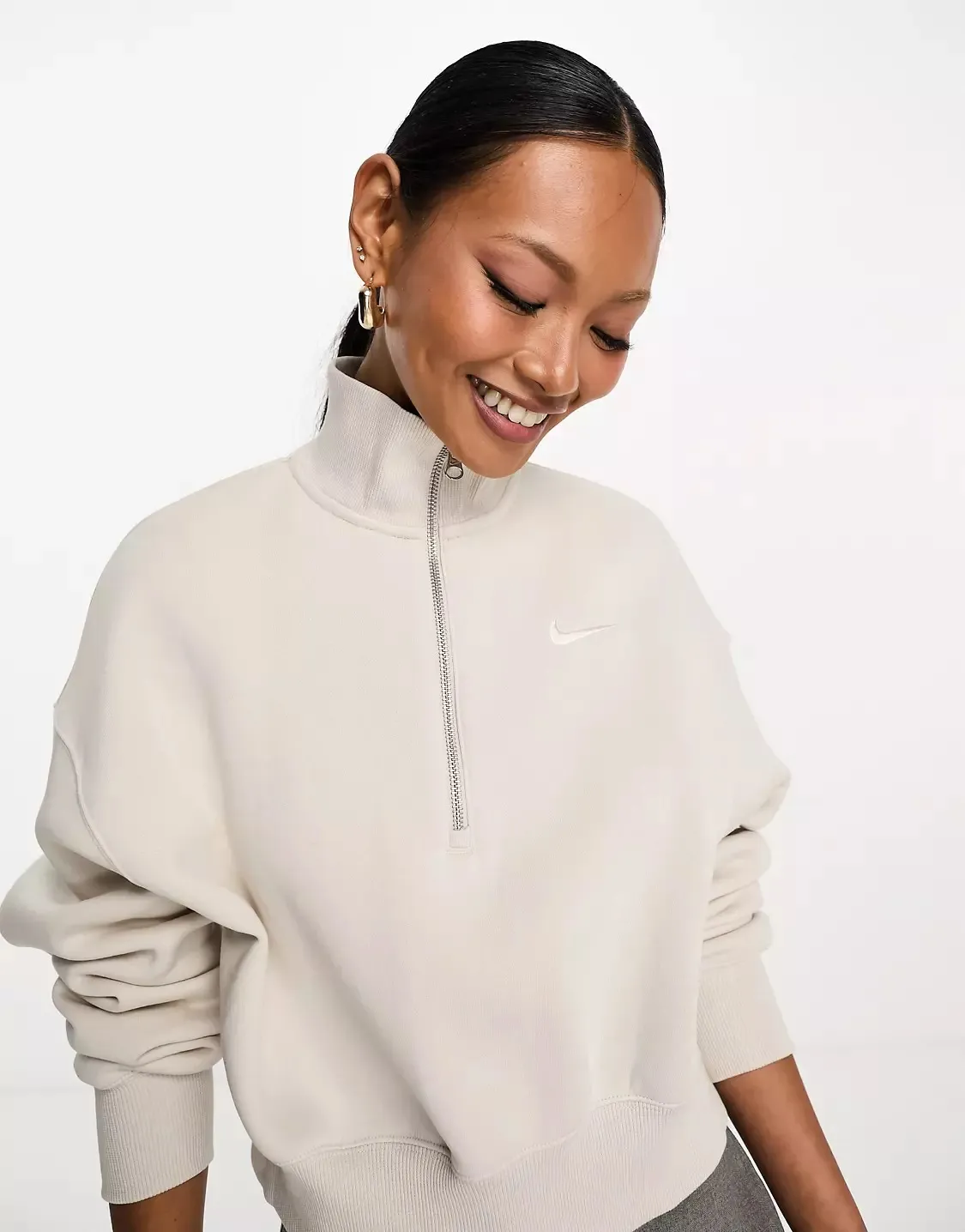 Nike  |Sweat Long Sleeves Logo Hoodies & Sweatshirts