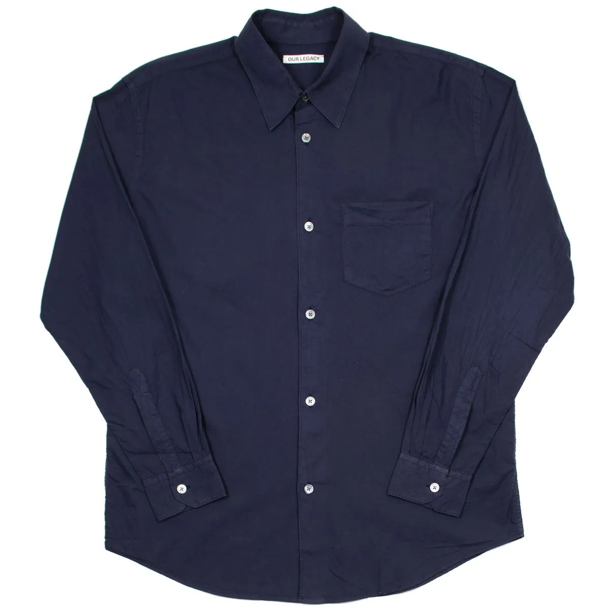 Our Legacy - Initial Shirt - Off Navy Voile