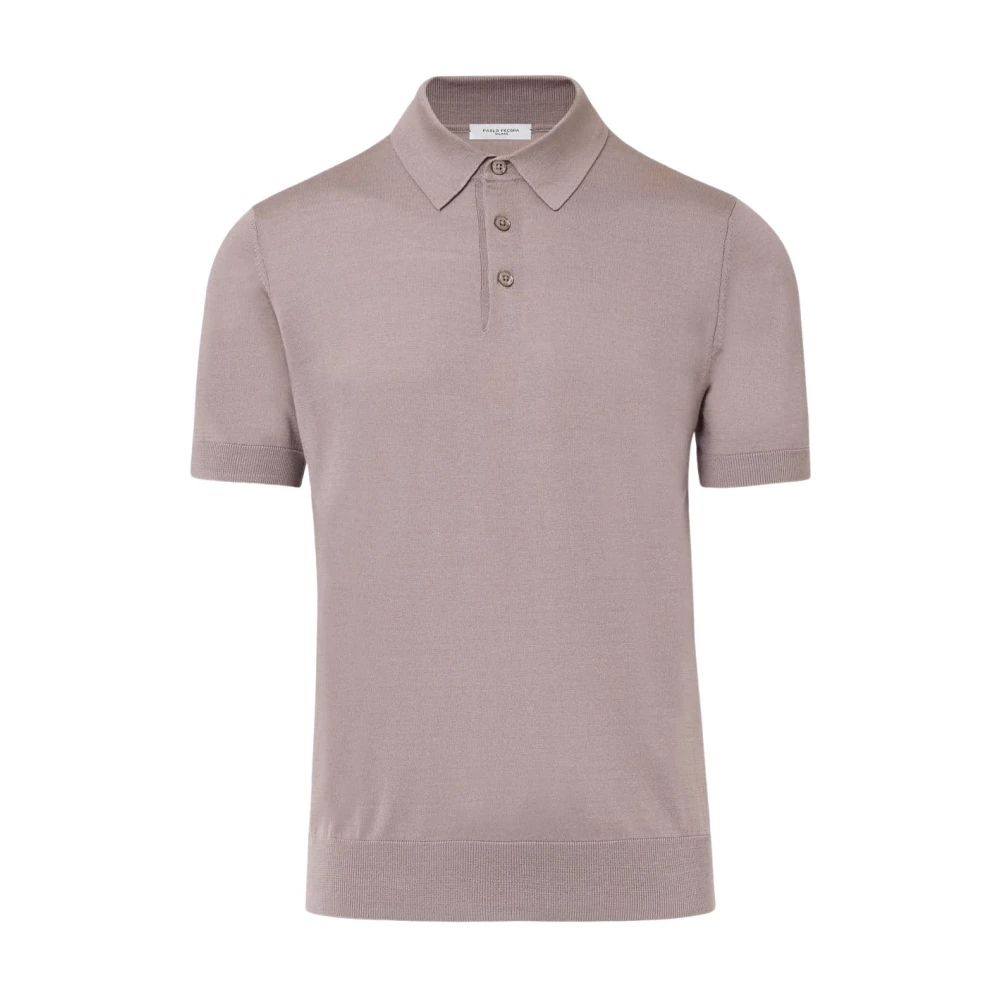 Polo di Lusso in Seta Beige Scuro