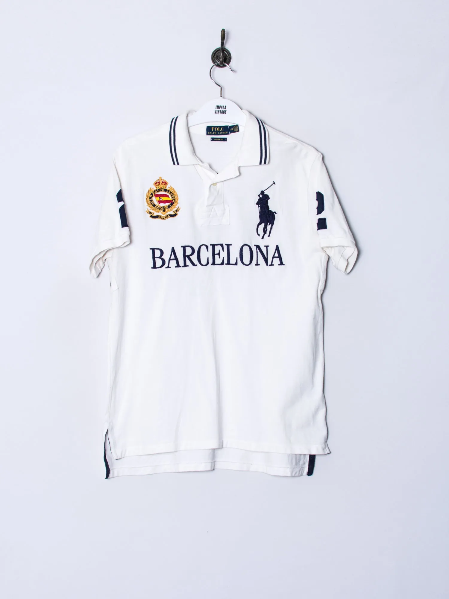 Polo Ralph Lauren Barcelona White Poloshirt