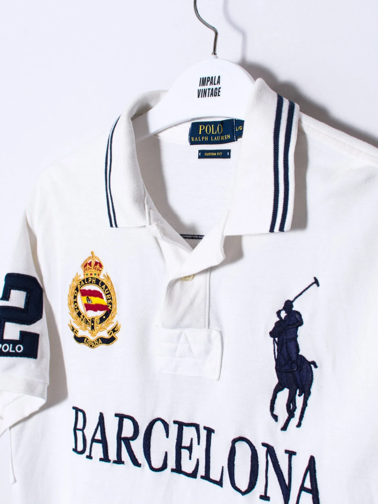 Polo Ralph Lauren Barcelona White Poloshirt