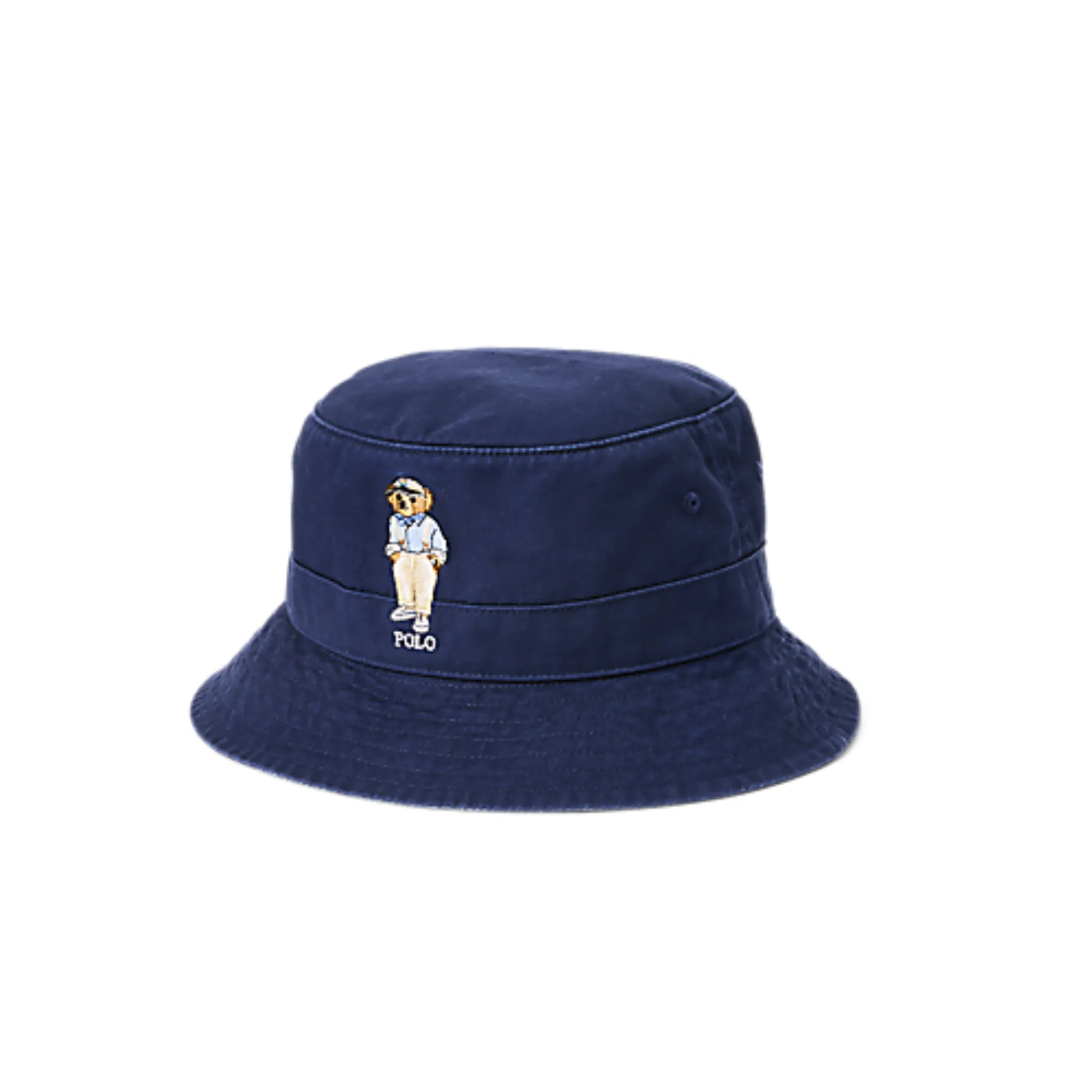 Polo Ralph Lauren Bear Twill Bucket Hat (Navy)