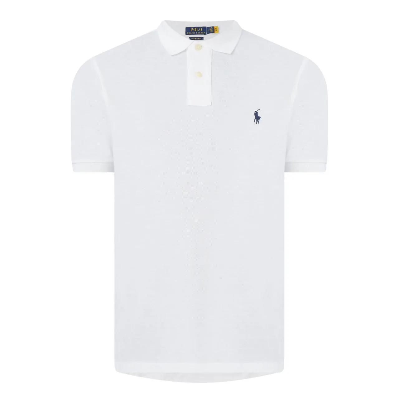 POLO RALPH LAUREN Custom Fit Polo Shirt - White