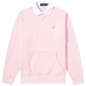 Polo Ralph Lauren Kangaroo Pocket Jersey Rugby ShirtCarmel Pink