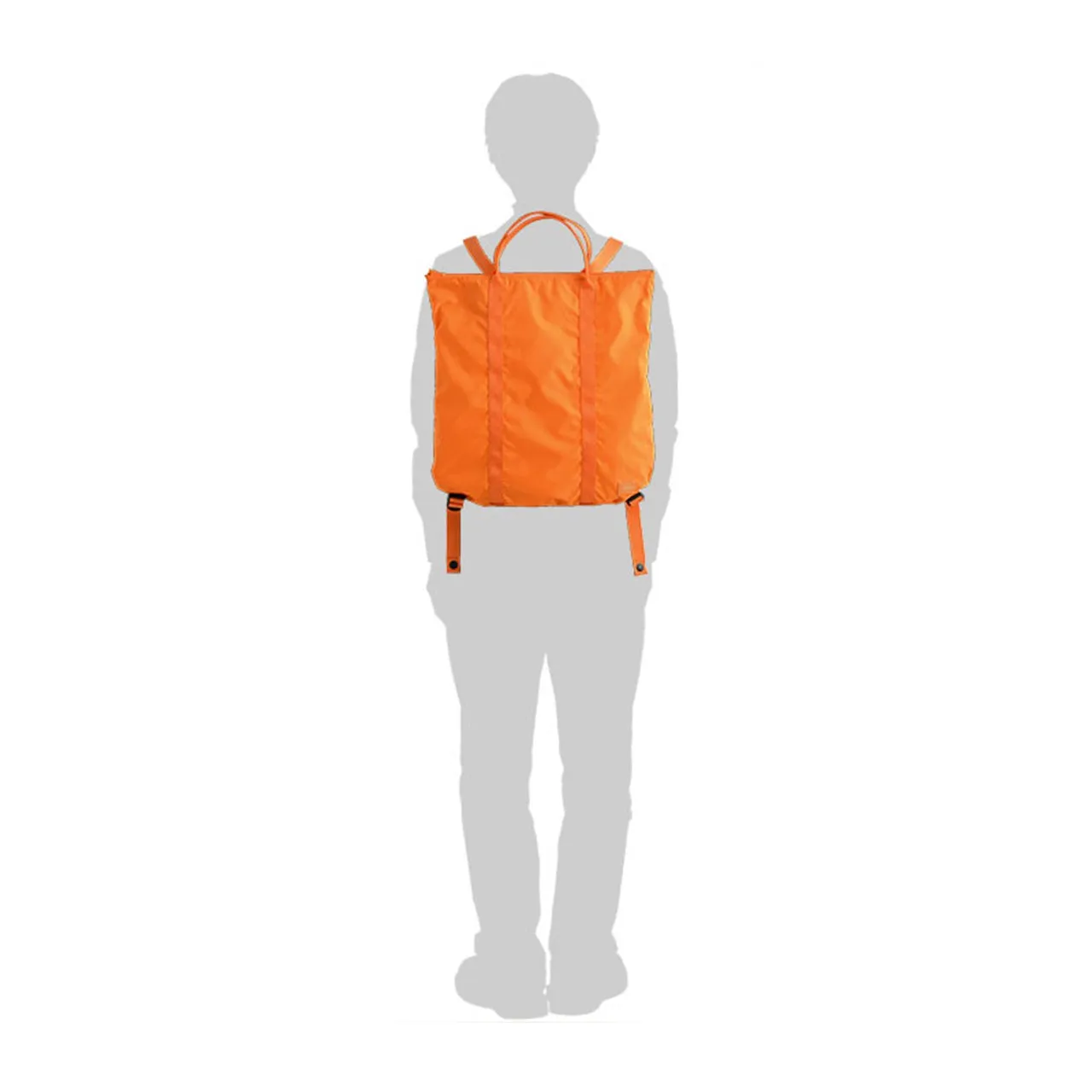 porter-yoshida & co. flex 2 way tote bag (orange)