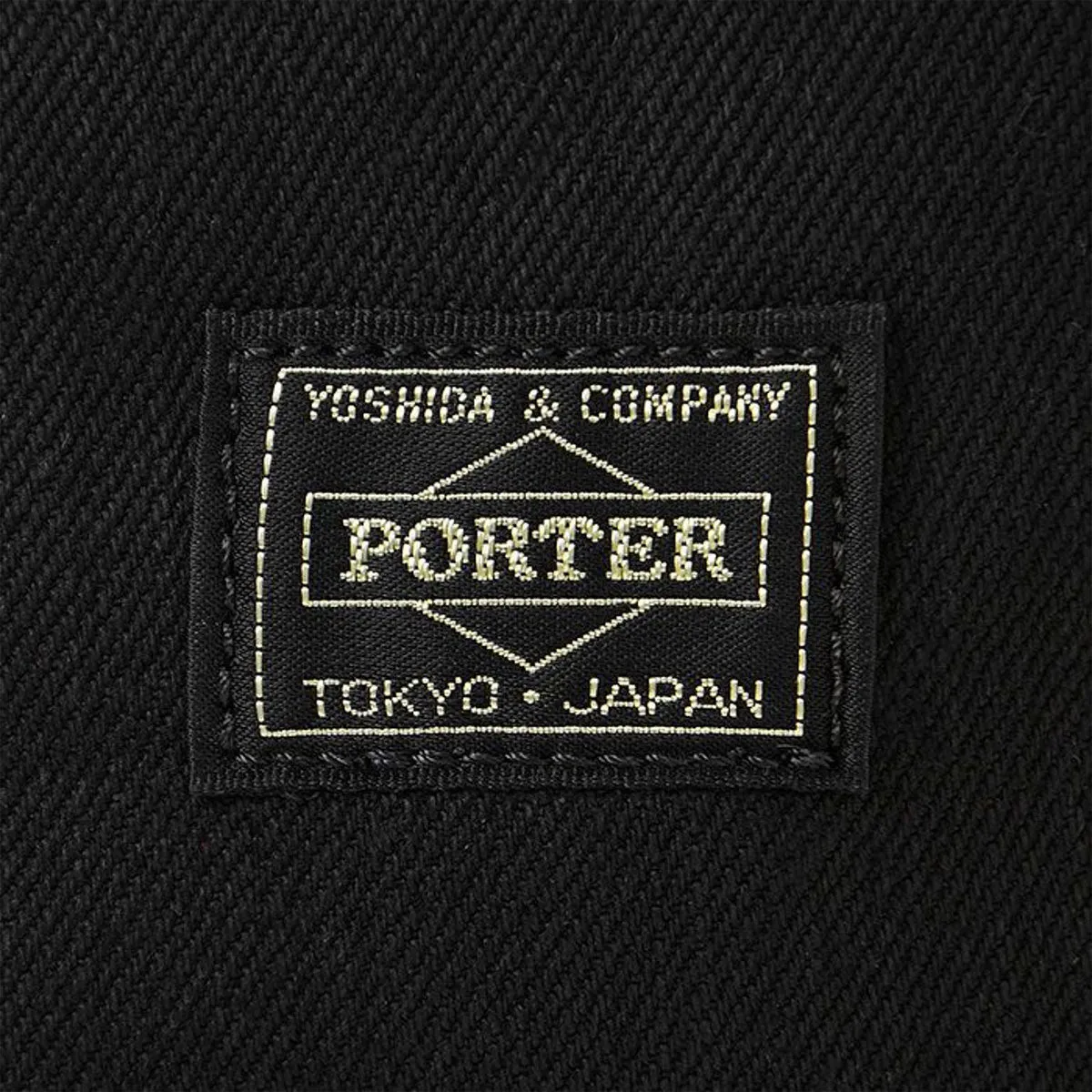 porter-yoshida & co. noir tote bag large (black)