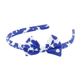 Preppy Headband Blue Poppy