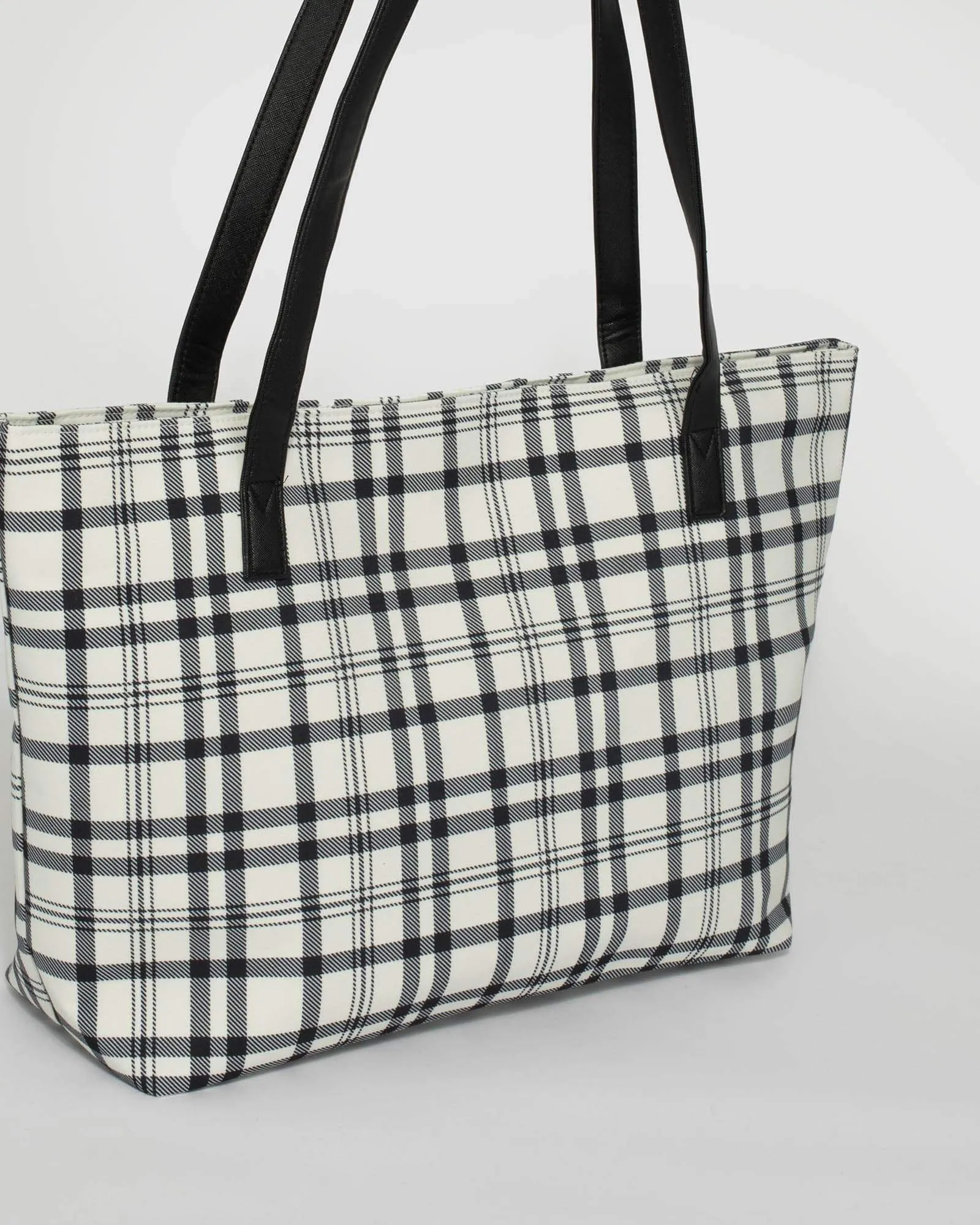 Print Canvas Winter Tote Bag