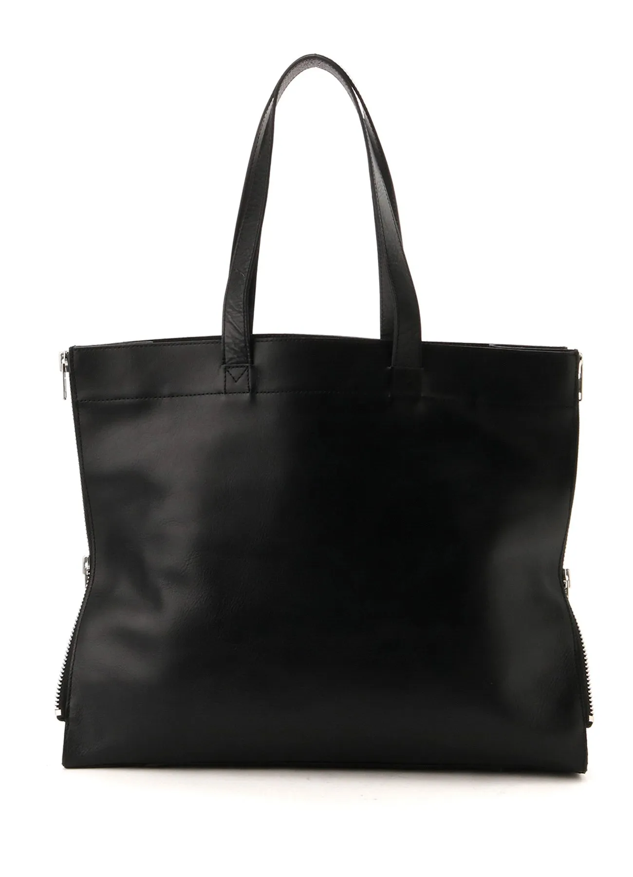 PULL UP LEATHER TOTE BAG