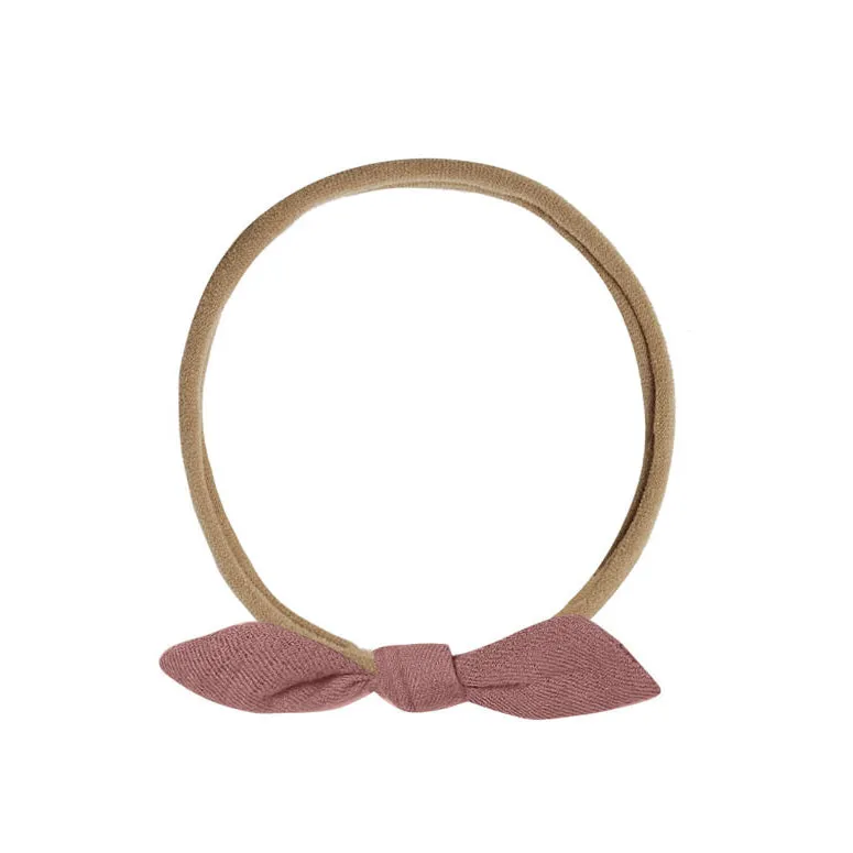 Quincy Mae Little Knot Headband - Fig