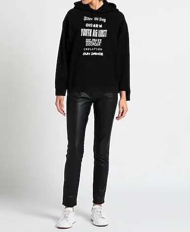 RAF SIMONS  |Long Sleeves Plain Cotton Logo Hoodies & Sweatshirts