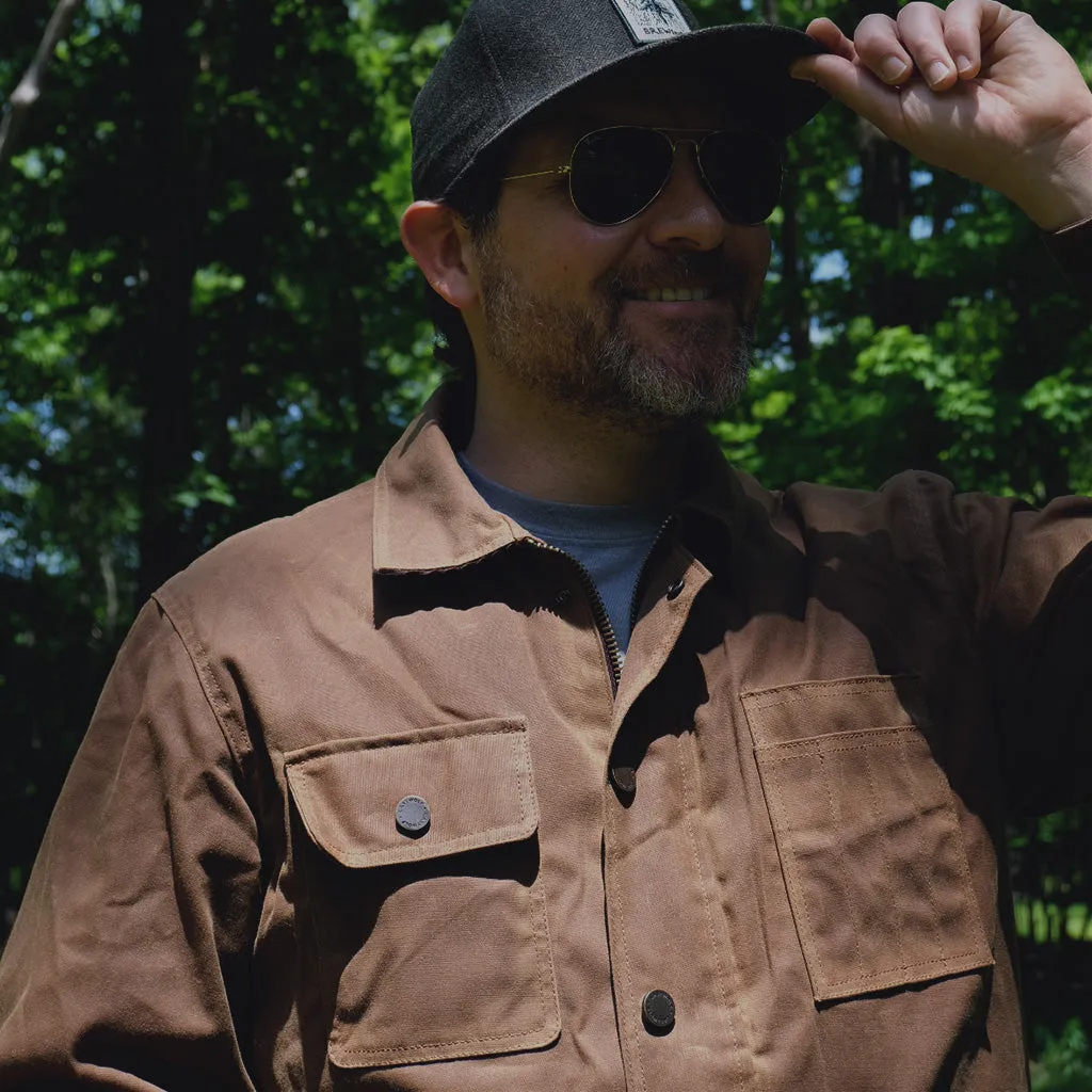 RANGER WAX CANVAS WORK JACKET - NUTMEG