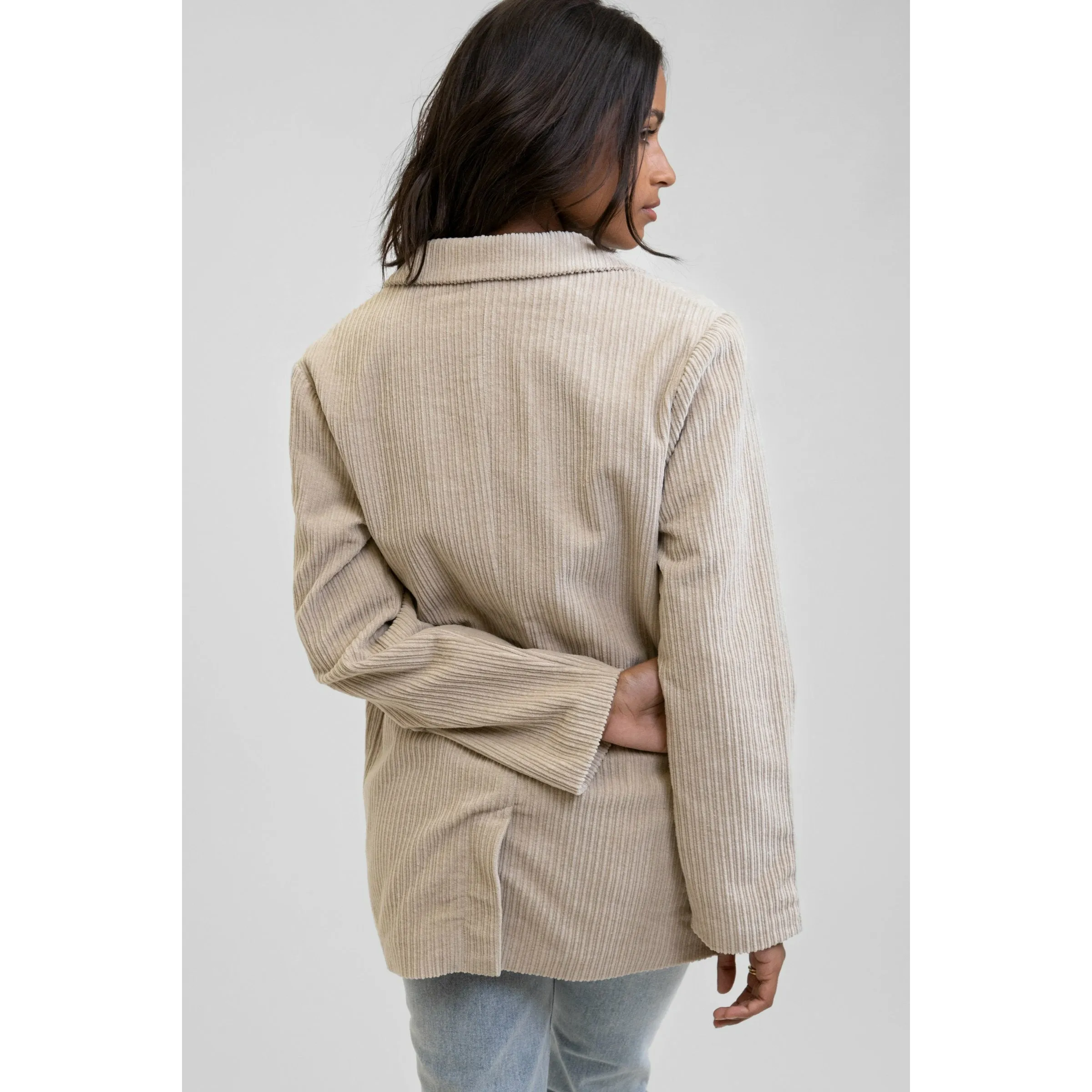 Rhythm Women's 'Riviera' Corduroy Blazer - Stone