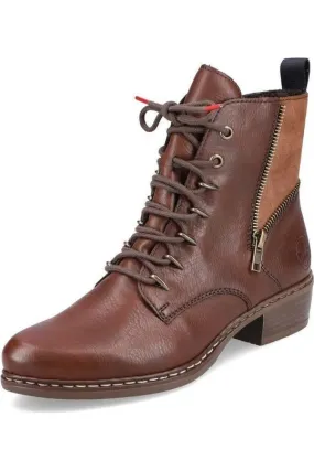 Rieker Ladies Boots Y0800-24 Brown