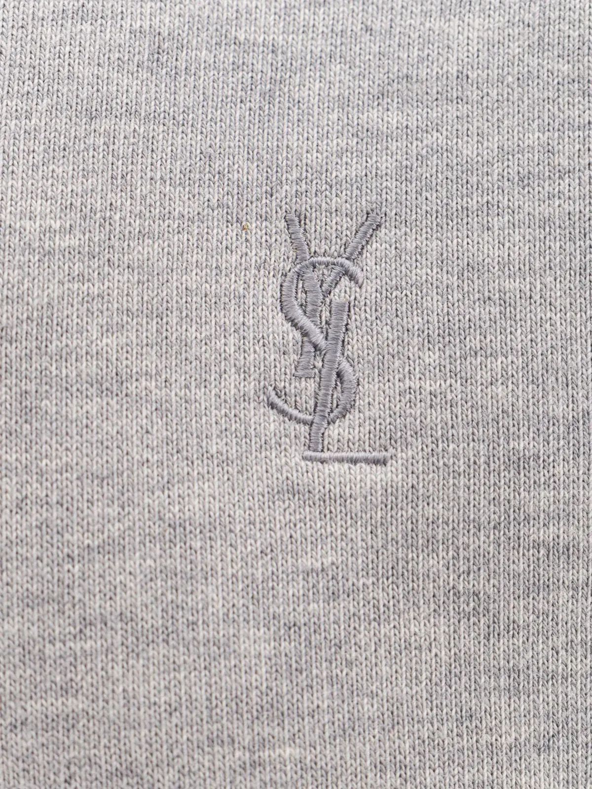 Saint Laurent  |Long Sleeves Plain Cotton Logo Hoodies & Sweatshirts