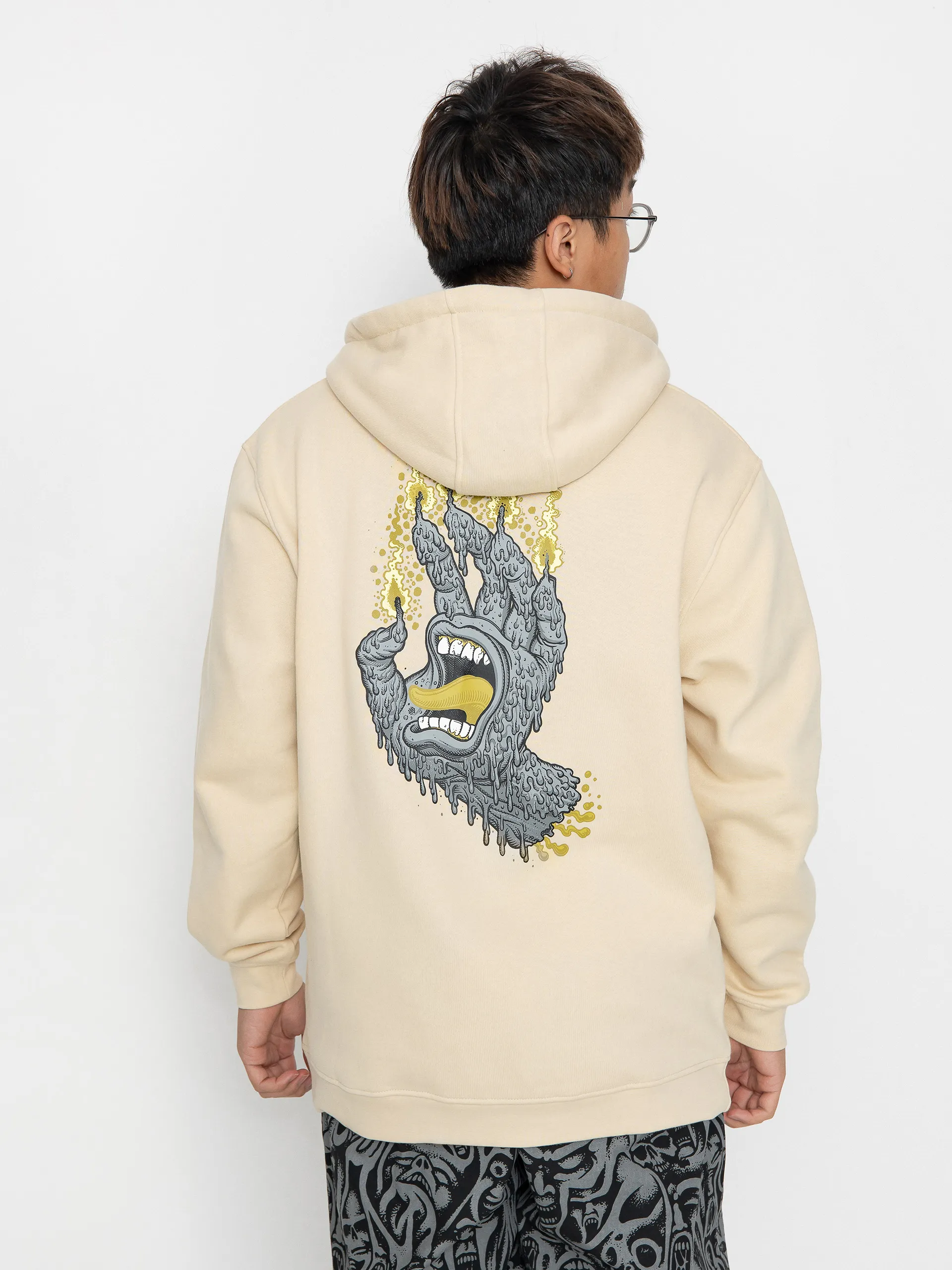 Santa Cruz Pace Ritual Hand HD Hoodie (sand)