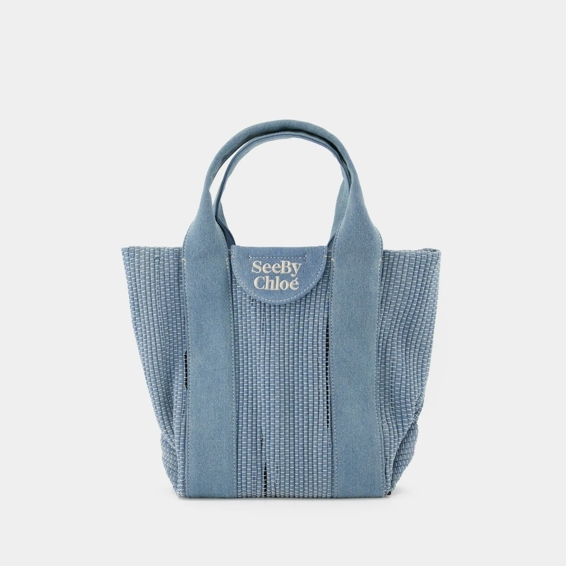 See by Chloé  Laetizia Tote Bag - See By Chloé - Cotton - Denim