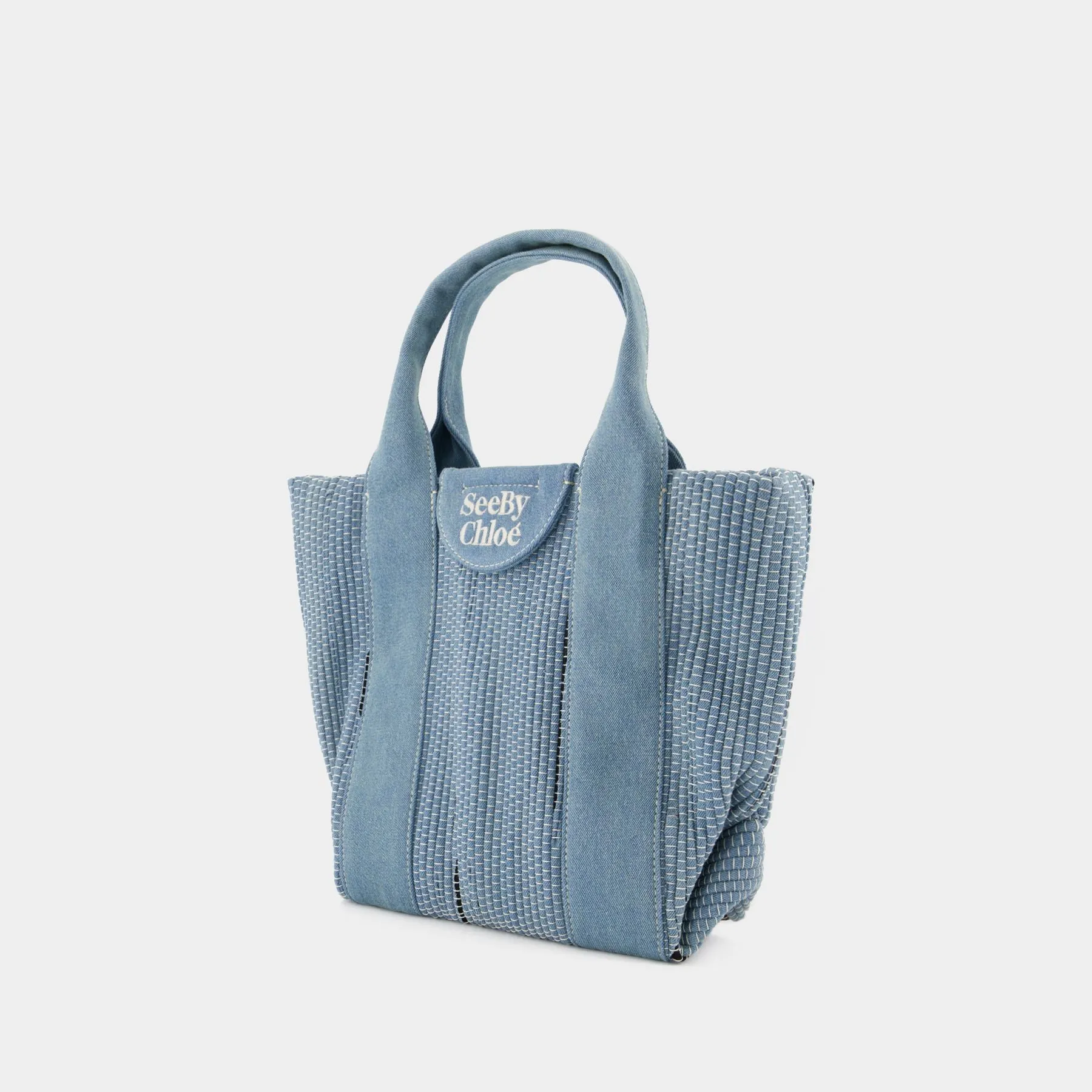 See by Chloé  Laetizia Tote Bag - See By Chloé - Cotton - Denim