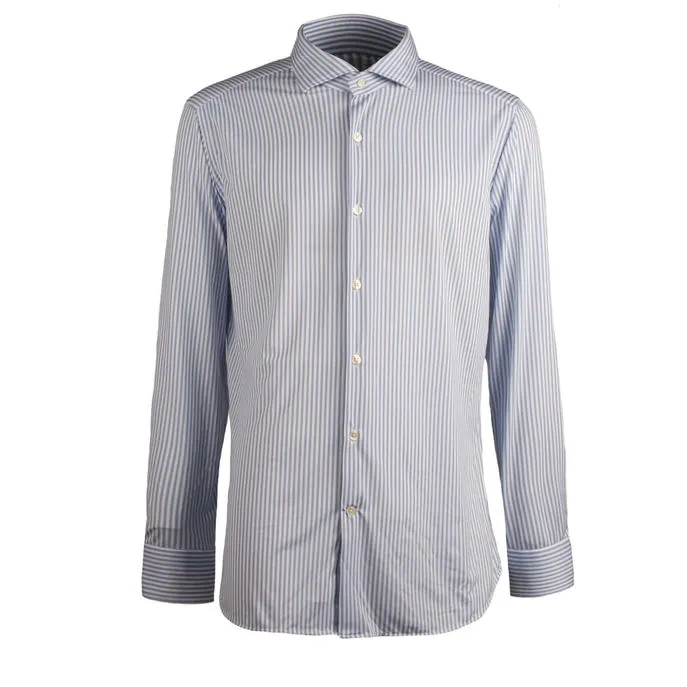 SHIRT TECHNICAL FABRIC Man White Light Blue