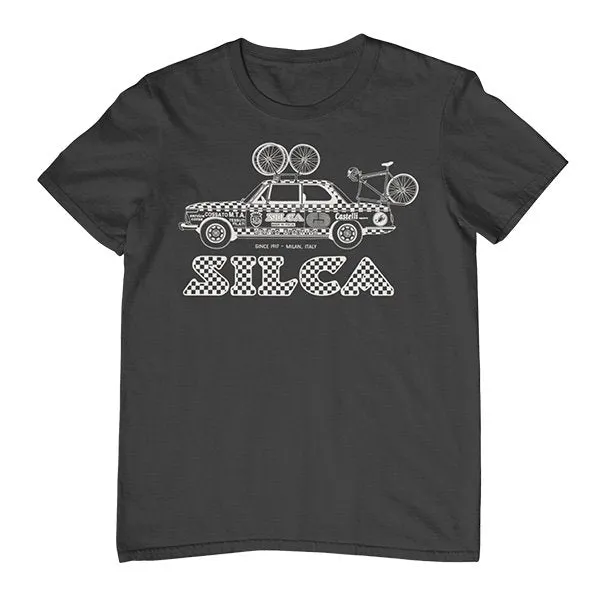 SILCA 1972 BMW 2002 T-SHIRT - PEUGEOT RACE TEAM BLACK MEDIUM ACCESSORY