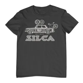 SILCA 1972 BMW 2002 T-SHIRT - PEUGEOT RACE TEAM BLACK MEDIUM ACCESSORY