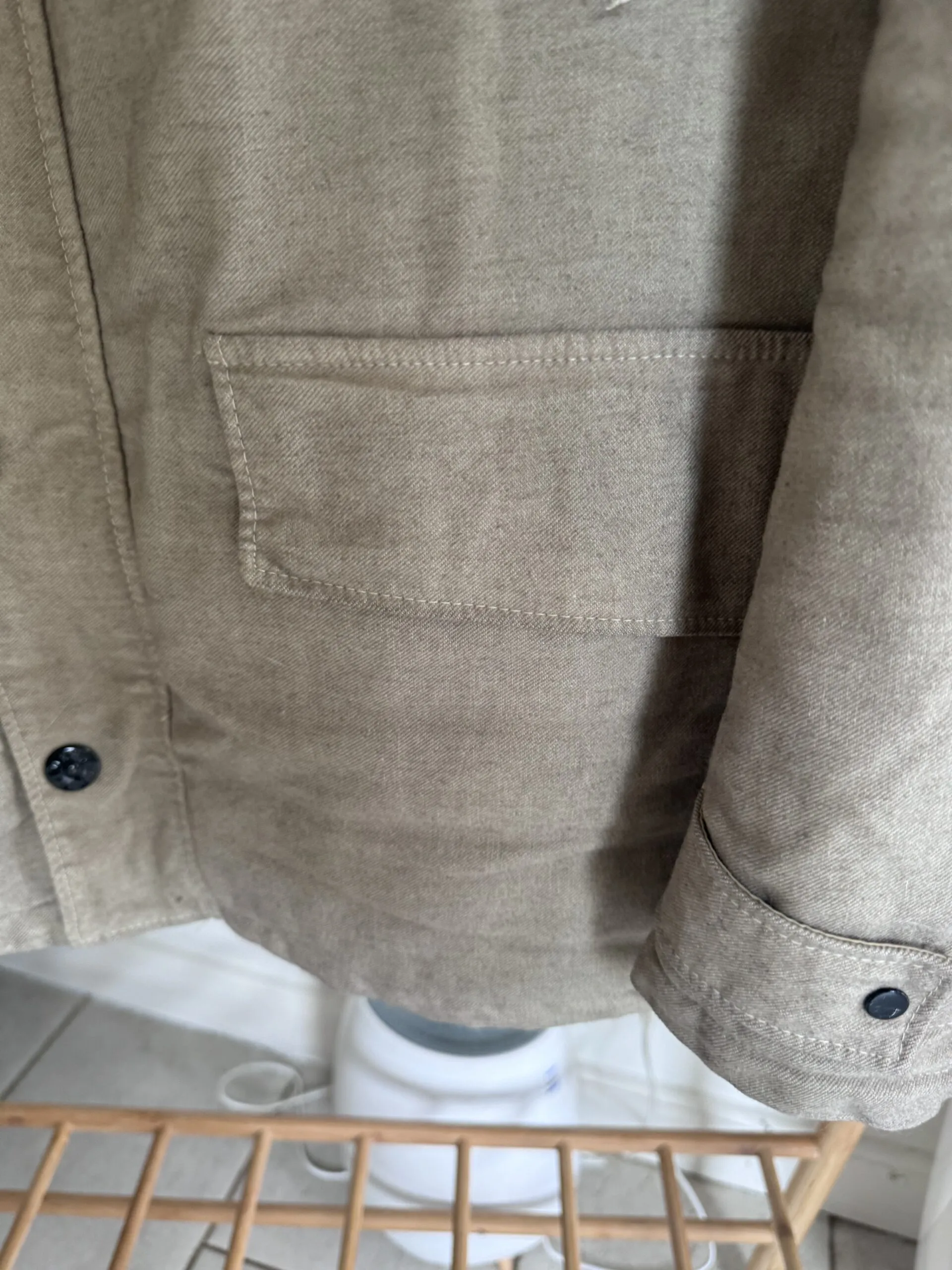 STONE ISLAND MIL SPEC DIAGONAL WOOL JACKET