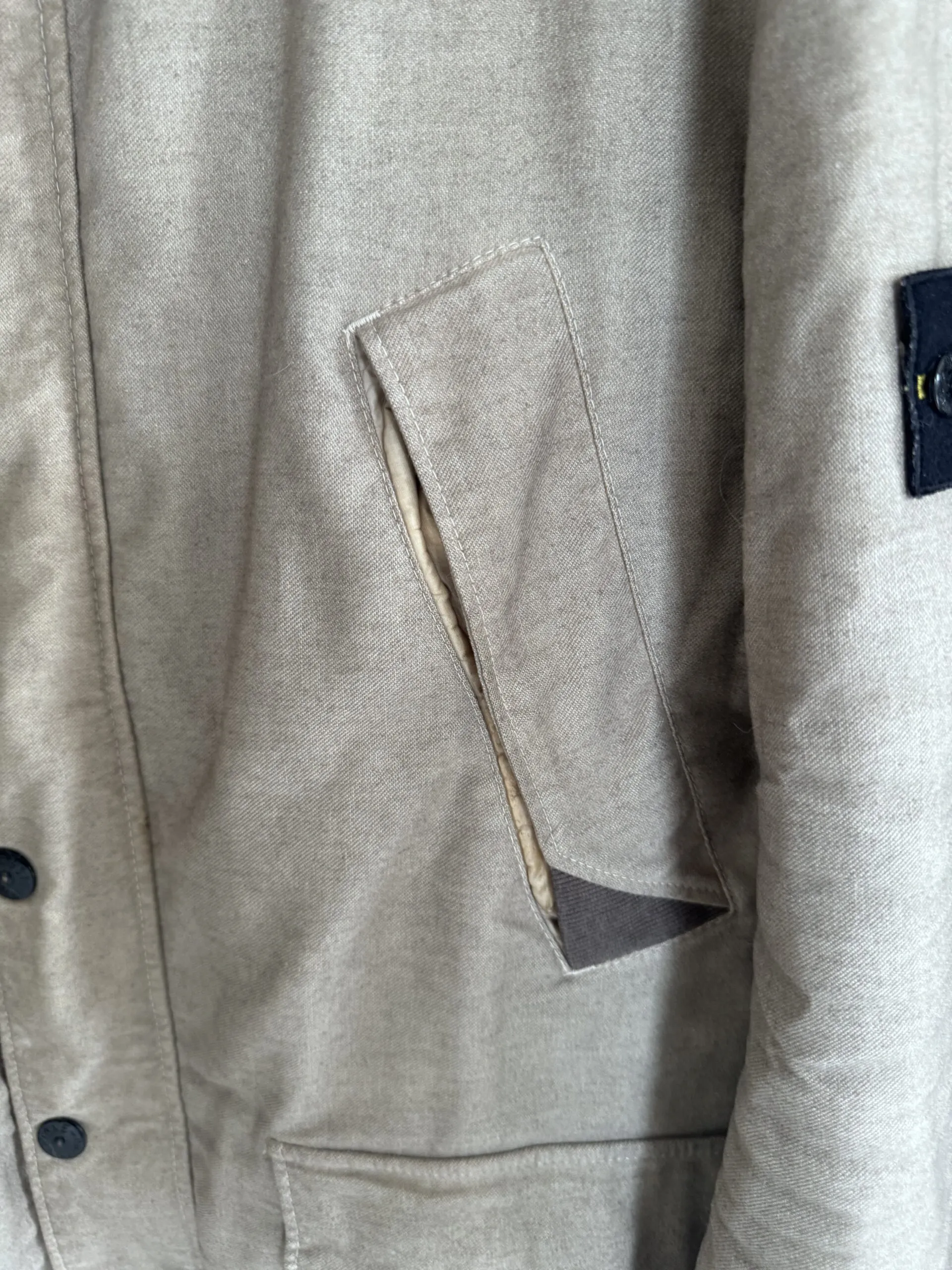 STONE ISLAND MIL SPEC DIAGONAL WOOL JACKET