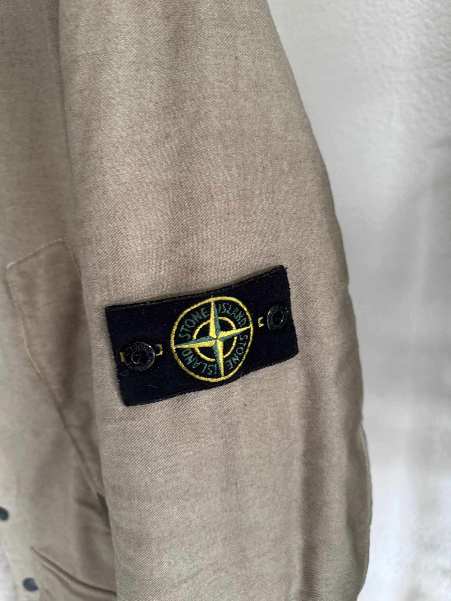 STONE ISLAND MIL SPEC DIAGONAL WOOL JACKET