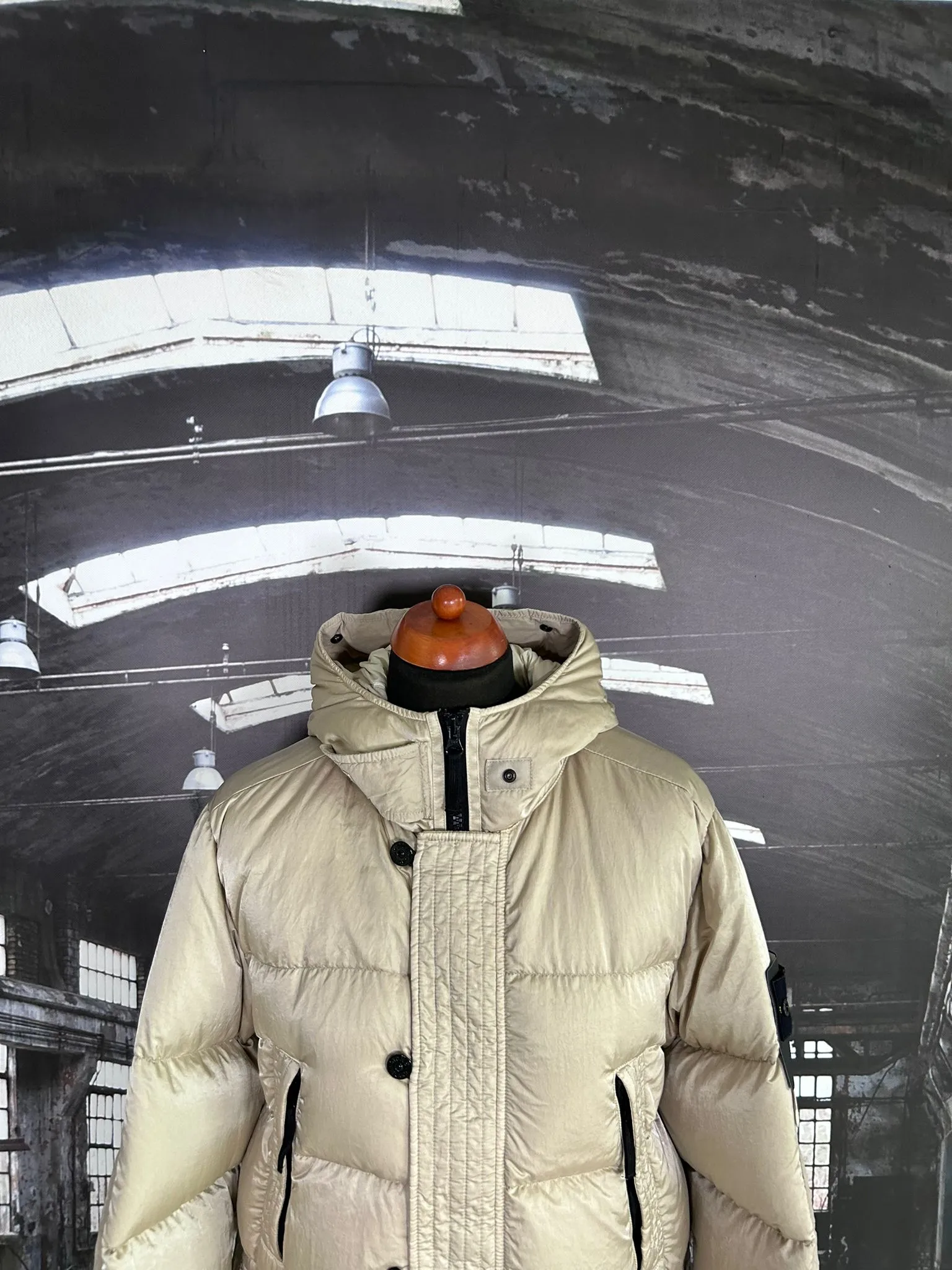 STONE ISLAND NYLON RASO DOWN-TC JACKET