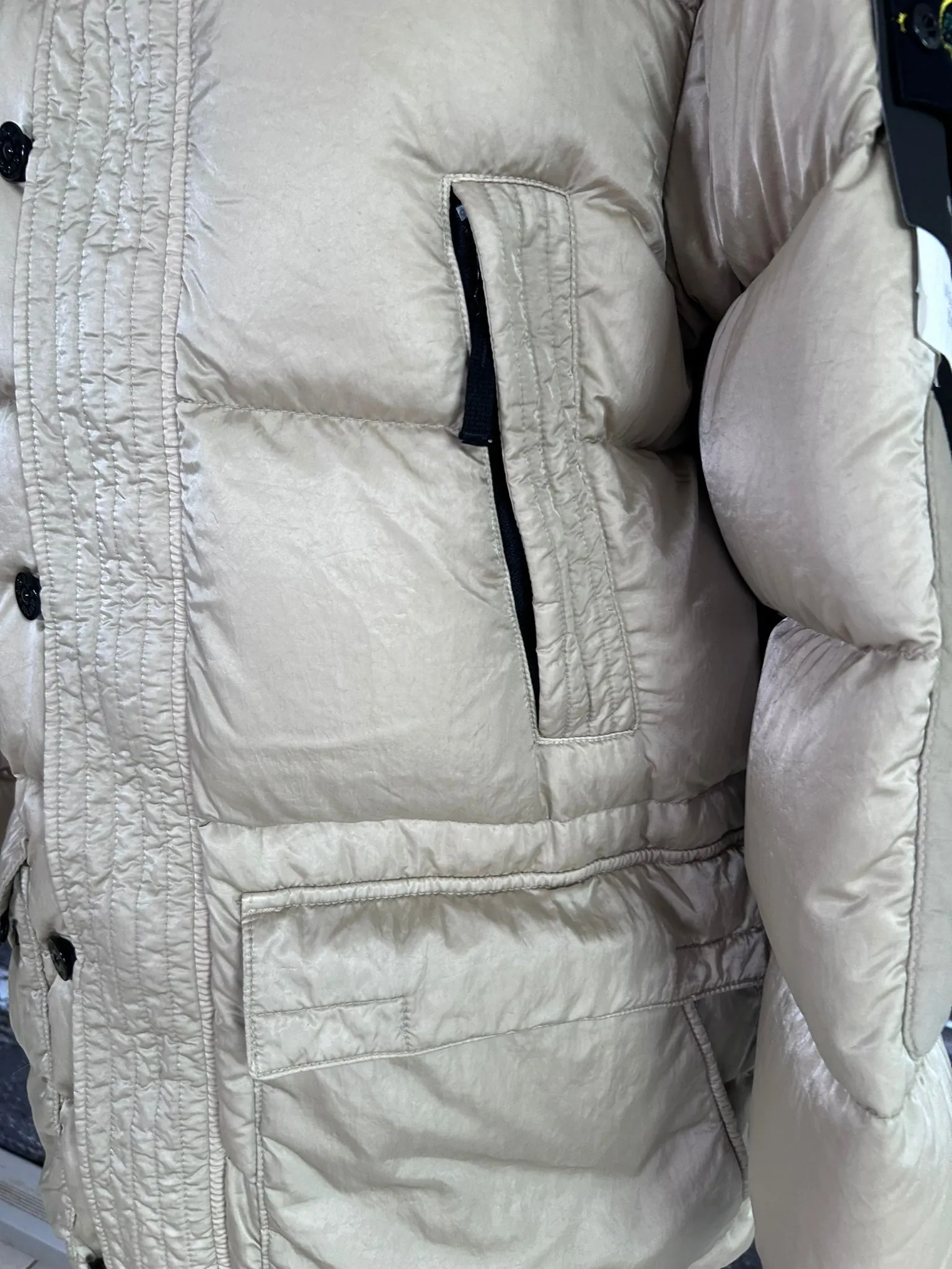 STONE ISLAND NYLON RASO DOWN-TC JACKET