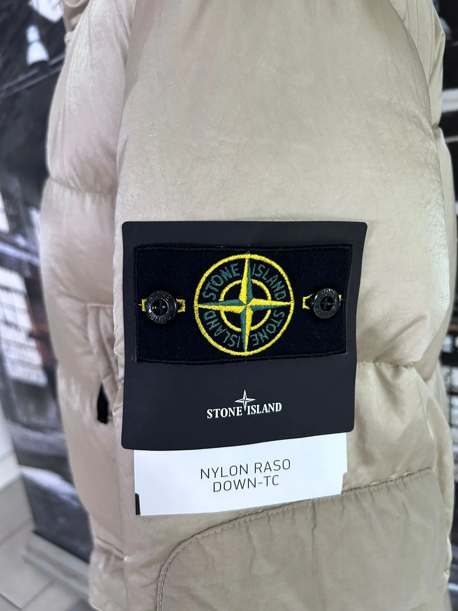 STONE ISLAND NYLON RASO DOWN-TC JACKET