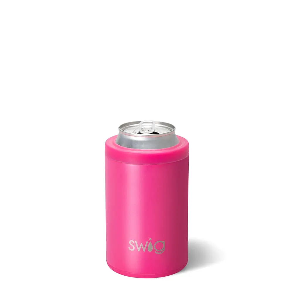 Swig Hot Pink Can + Bottle Cooler (12oz)