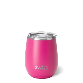 Swig Hot Pink Stemless Wine Cup (14oz)