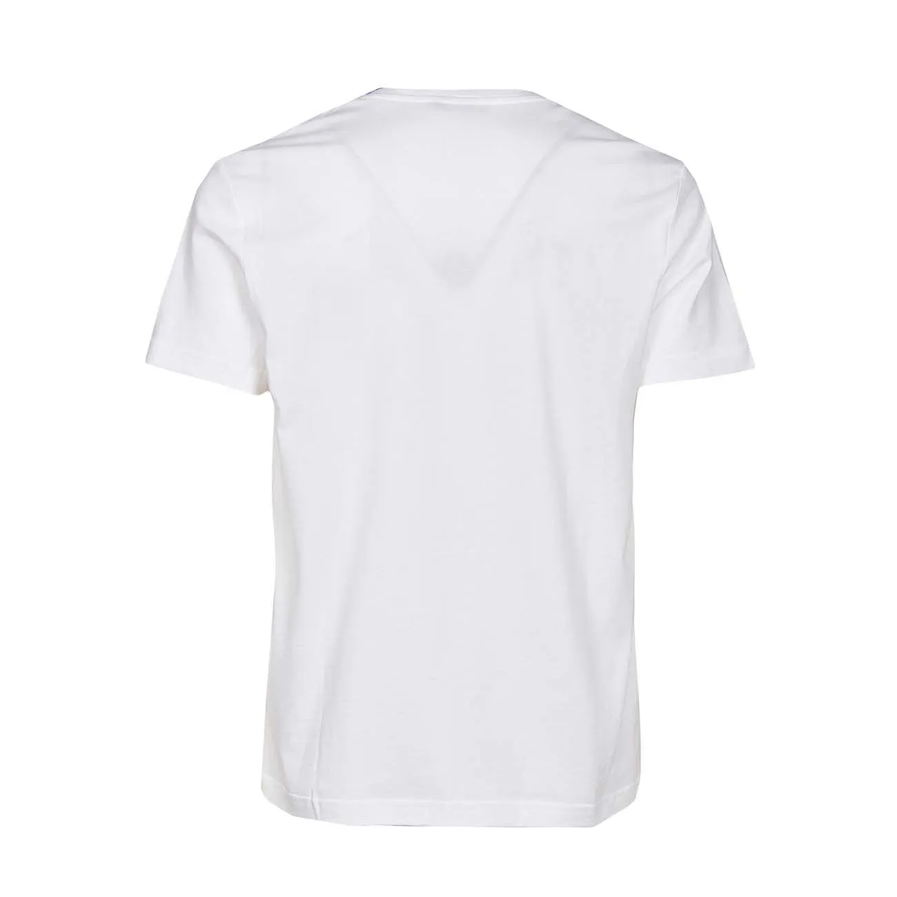 T-SHIRT CON LOGO TRIS Uomo Bianco