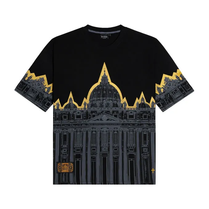 T-SHIRT OVER PRINT SAN PIETRO Man Black