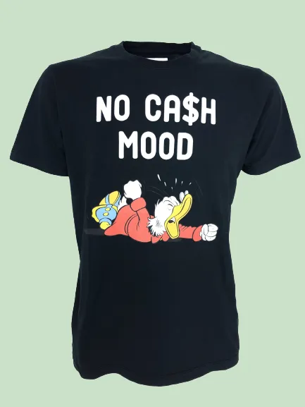 T-SHIRT UOMO NERA NO CASH MOOD