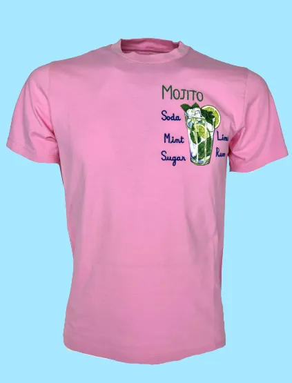 T-SHIRT UOMO ROSA MOJITO