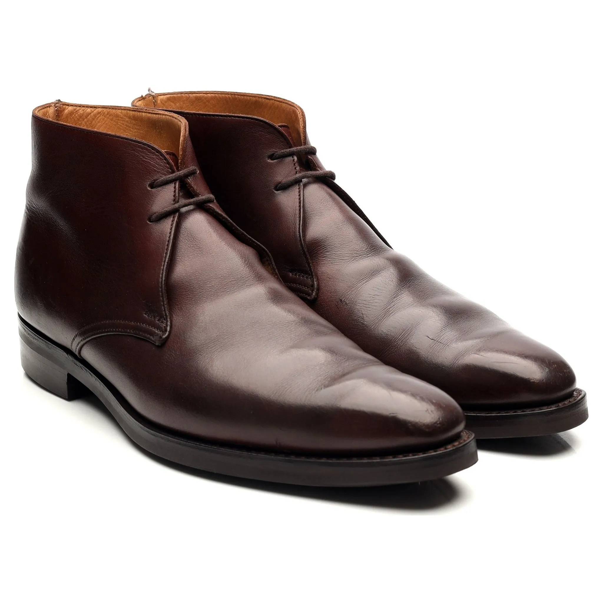 'Tetbury' Dark Brown Brown Chukka Boots UK 6.5 E