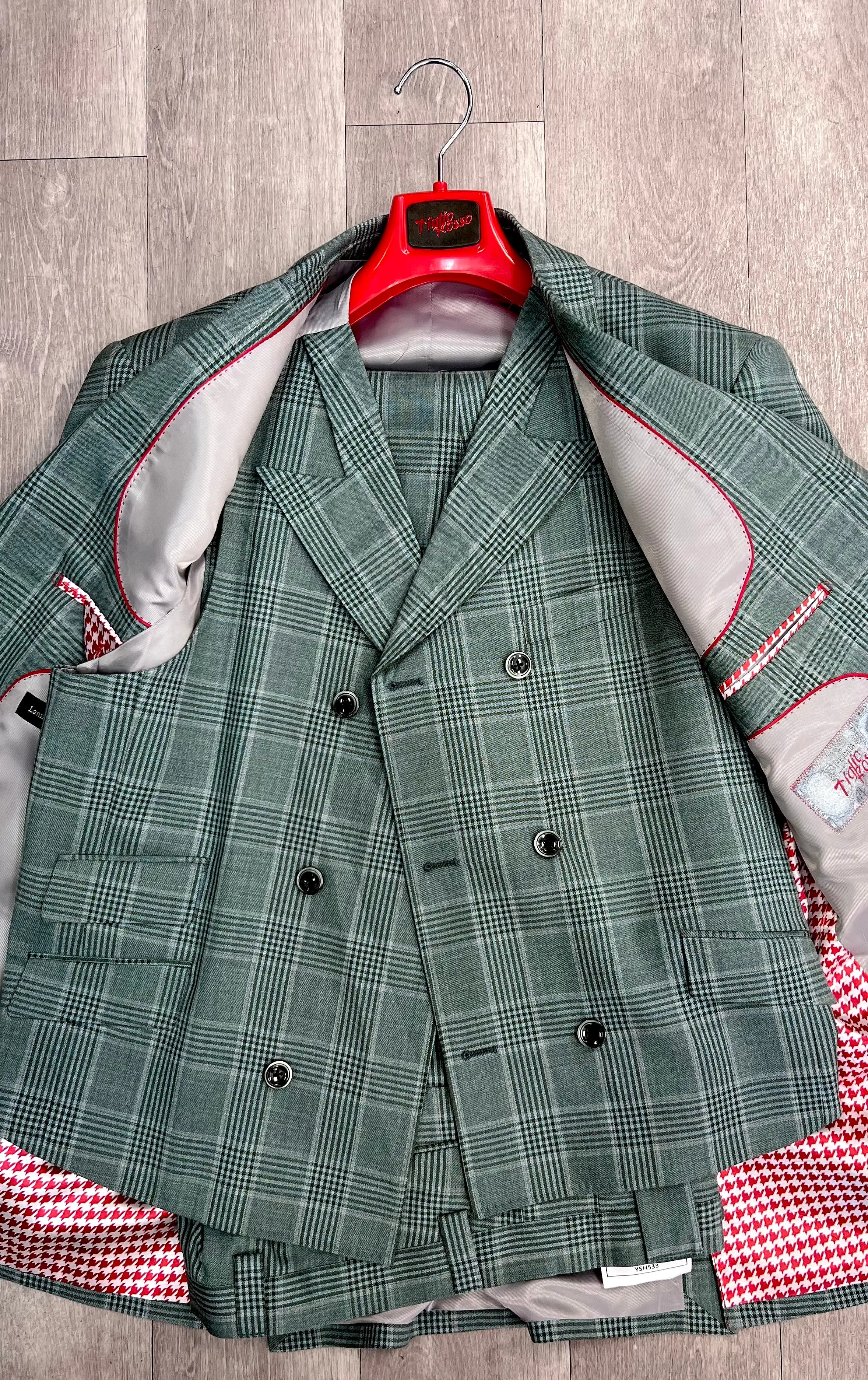 Tiglio Rosso San Giovesse Green Plaid TL5588