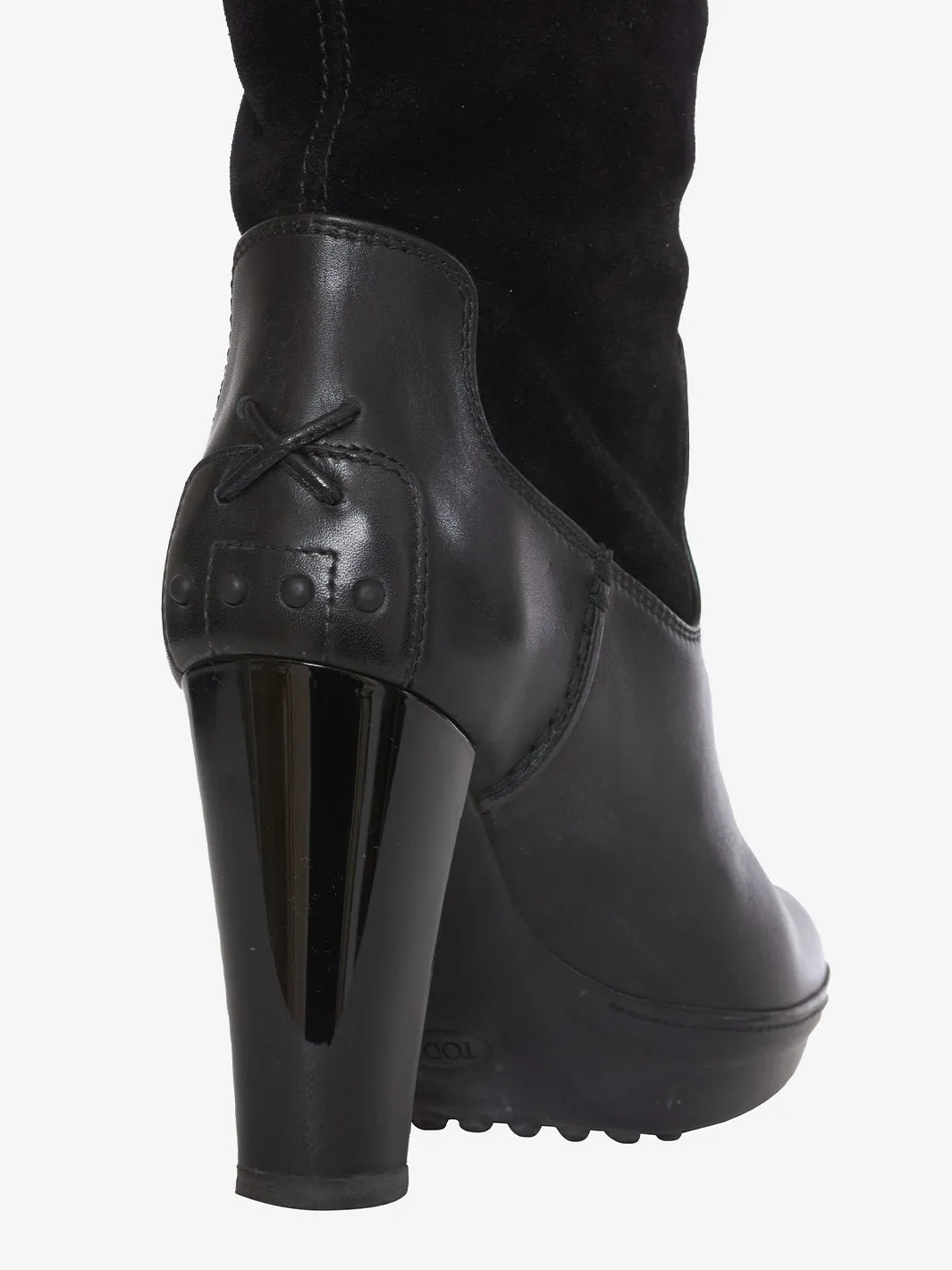 Tod's Black Leather Boot