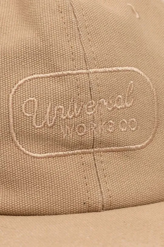 Universal Works cotton baseball cap Baseball Hat beige color 30811.SUMMER.OAK